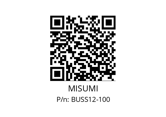   MISUMI BUSS12-100