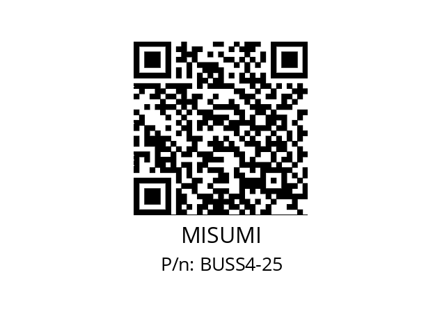   MISUMI BUSS4-25