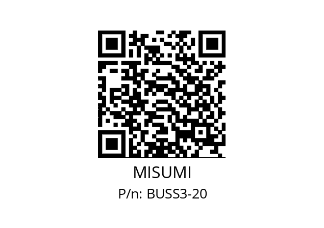   MISUMI BUSS3-20