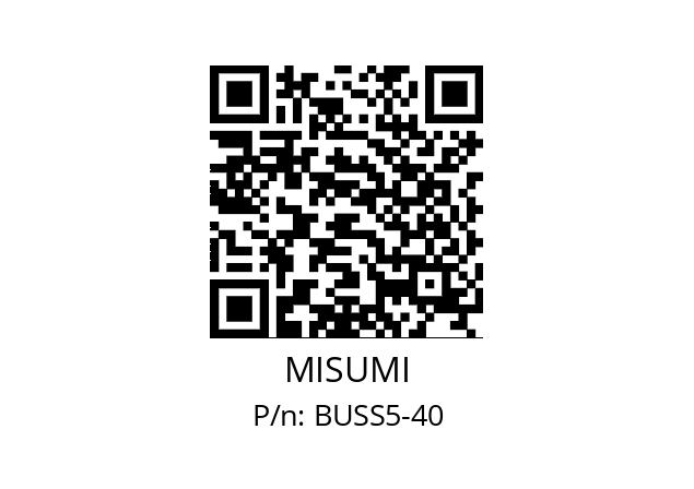   MISUMI BUSS5-40