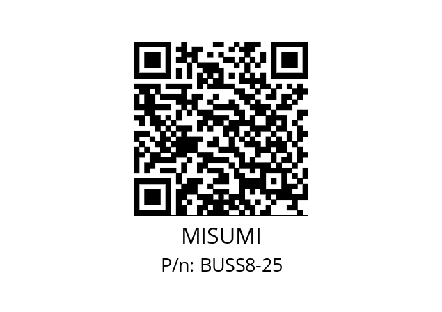   MISUMI BUSS8-25