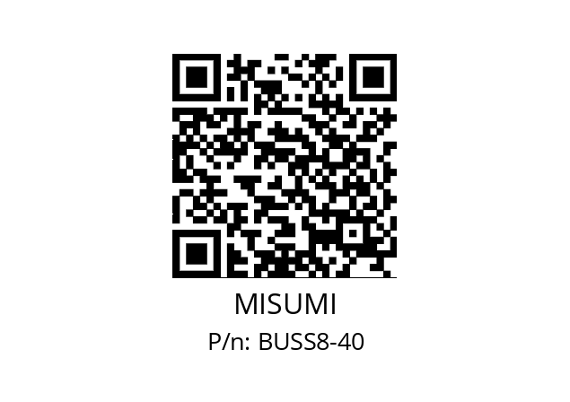   MISUMI BUSS8-40