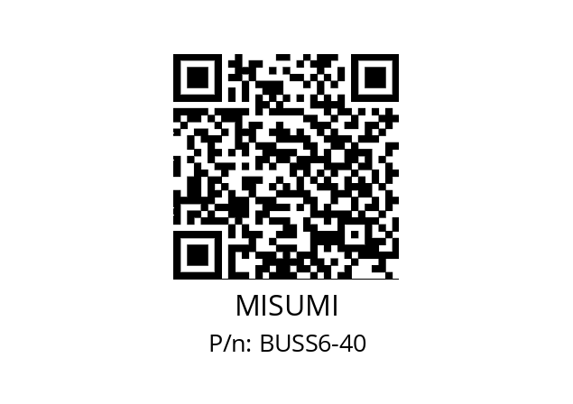   MISUMI BUSS6-40