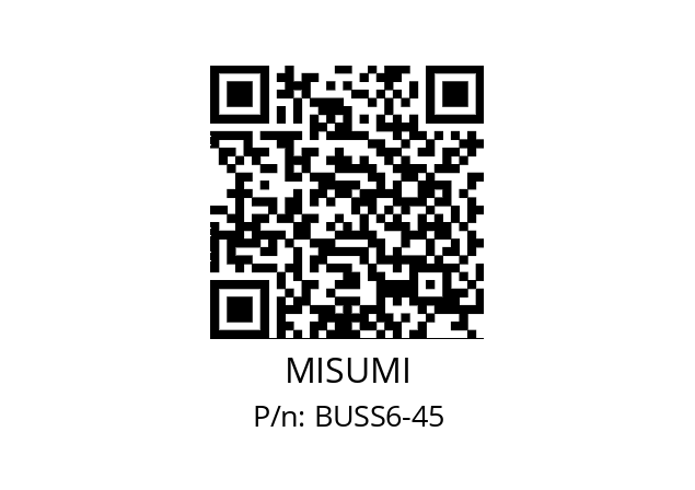   MISUMI BUSS6-45