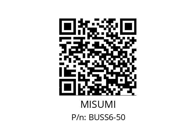   MISUMI BUSS6-50