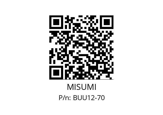   MISUMI BUU12-70