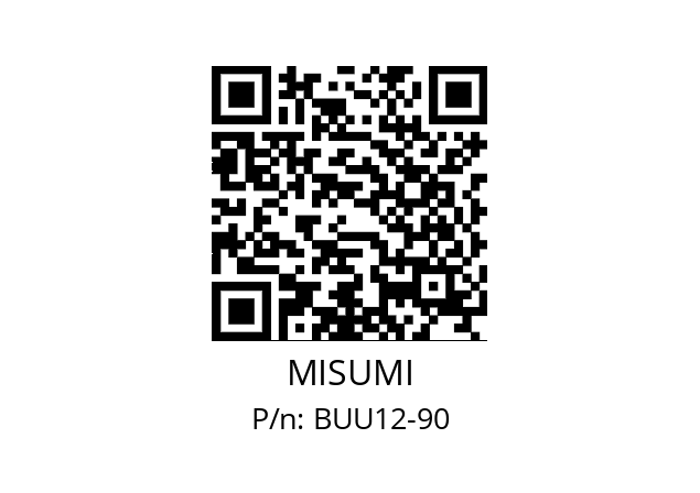   MISUMI BUU12-90