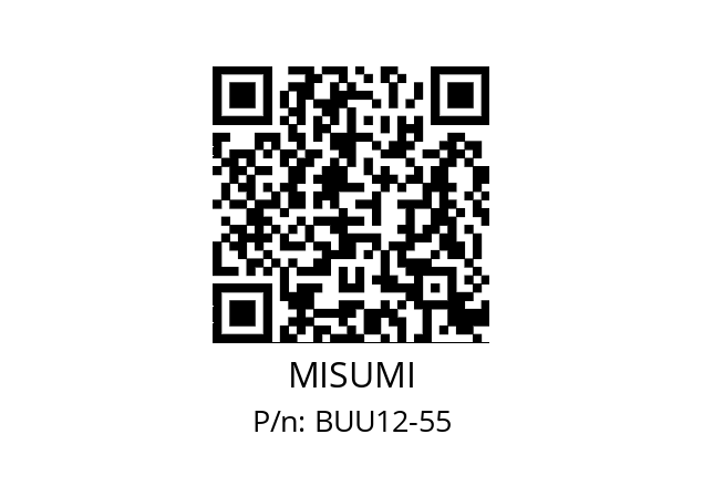   MISUMI BUU12-55