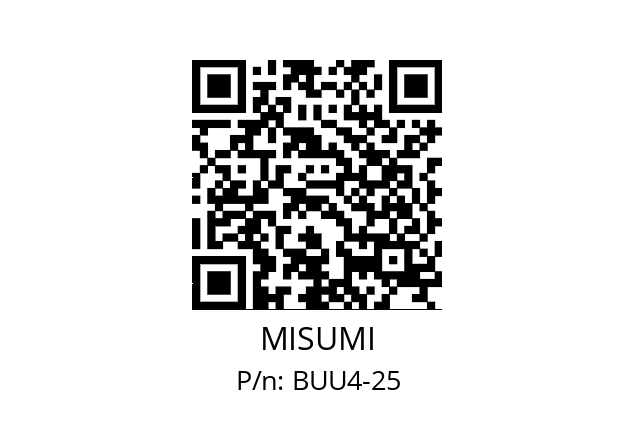   MISUMI BUU4-25