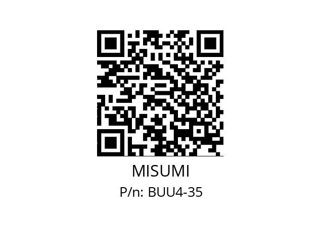   MISUMI BUU4-35