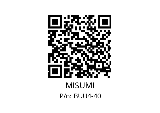   MISUMI BUU4-40