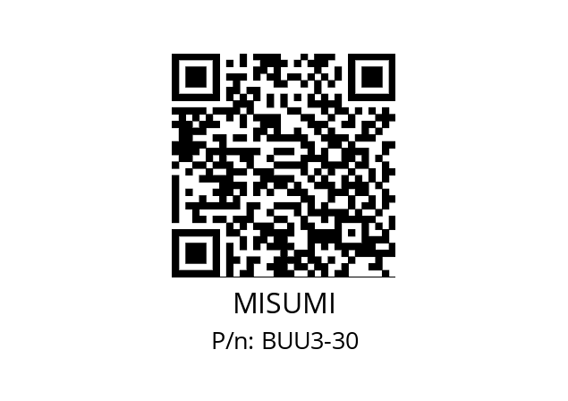   MISUMI BUU3-30