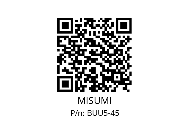   MISUMI BUU5-45