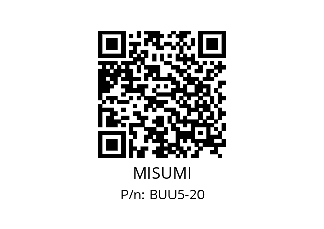   MISUMI BUU5-20