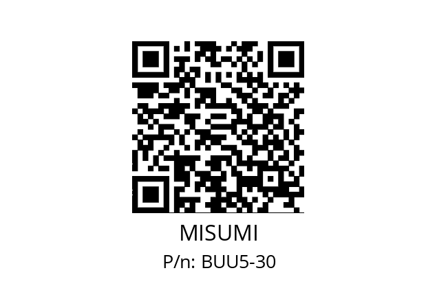   MISUMI BUU5-30