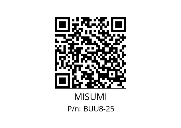   MISUMI BUU8-25