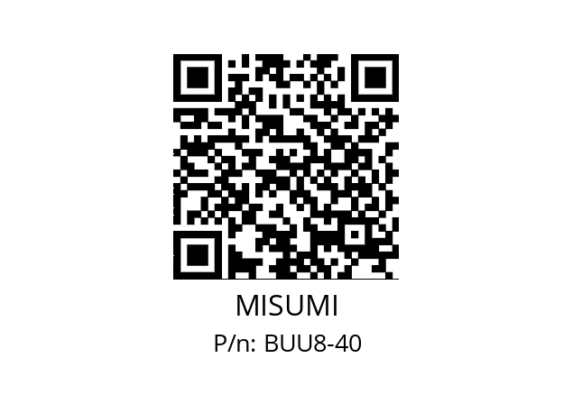   MISUMI BUU8-40