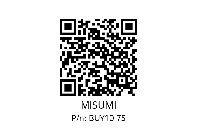   MISUMI BUY10-75