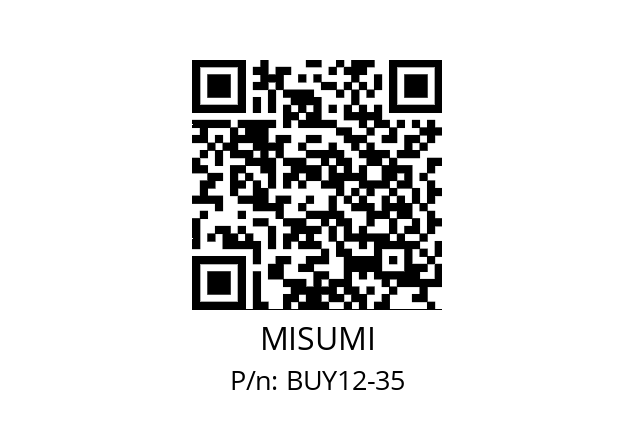   MISUMI BUY12-35