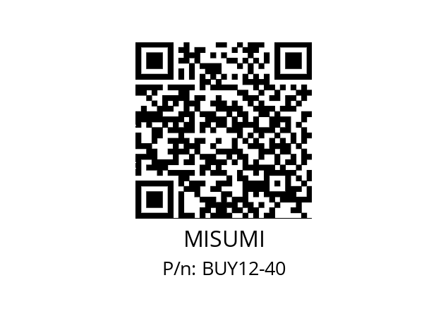   MISUMI BUY12-40