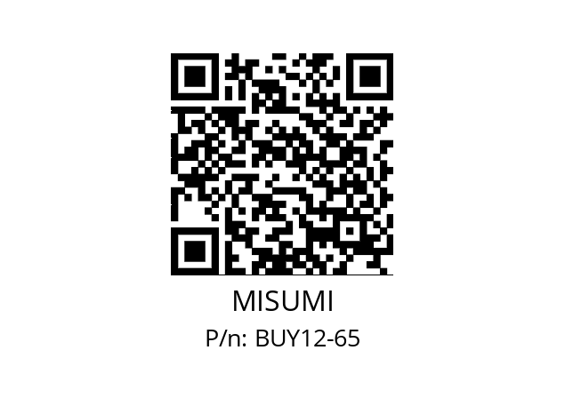   MISUMI BUY12-65