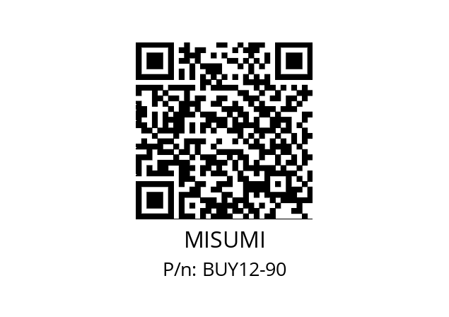   MISUMI BUY12-90