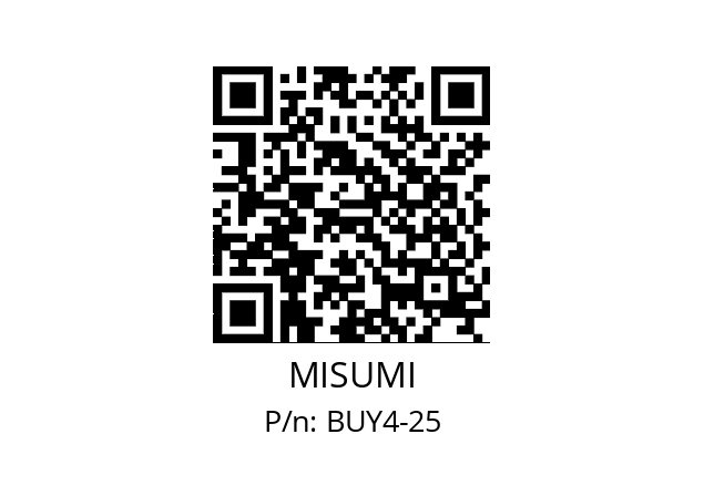   MISUMI BUY4-25