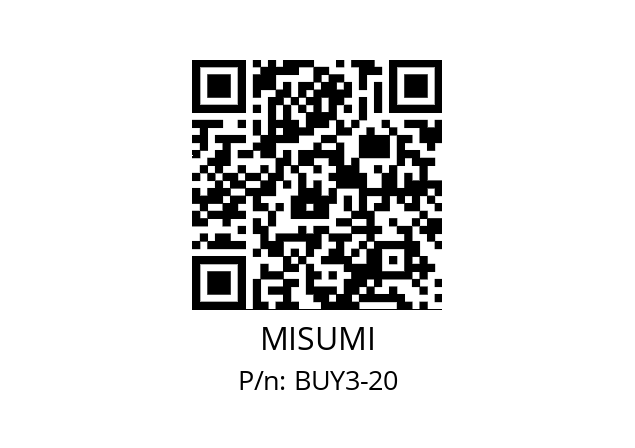   MISUMI BUY3-20