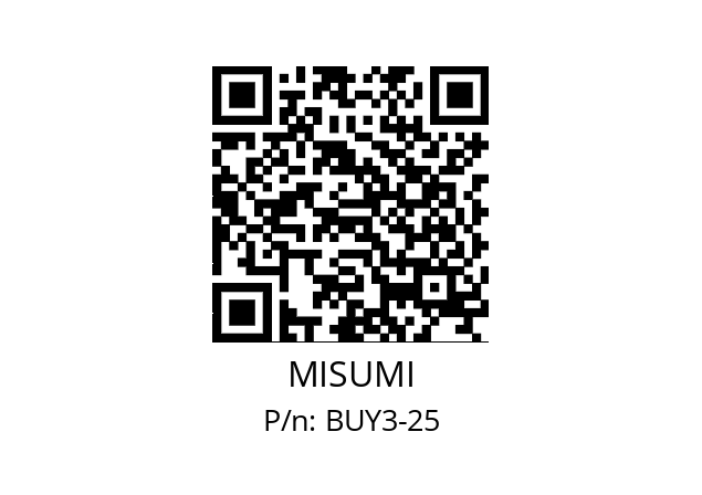   MISUMI BUY3-25