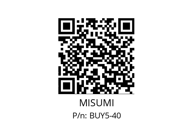   MISUMI BUY5-40