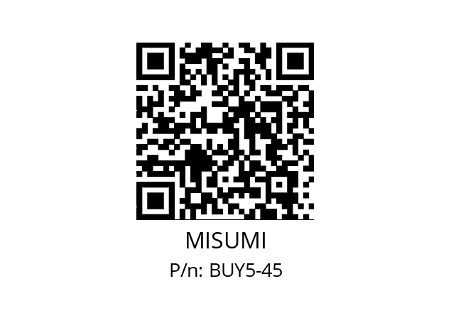   MISUMI BUY5-45