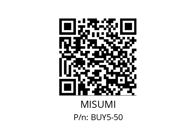   MISUMI BUY5-50