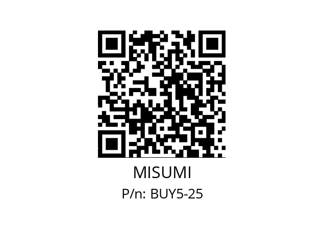   MISUMI BUY5-25