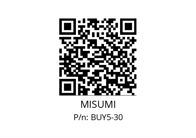   MISUMI BUY5-30