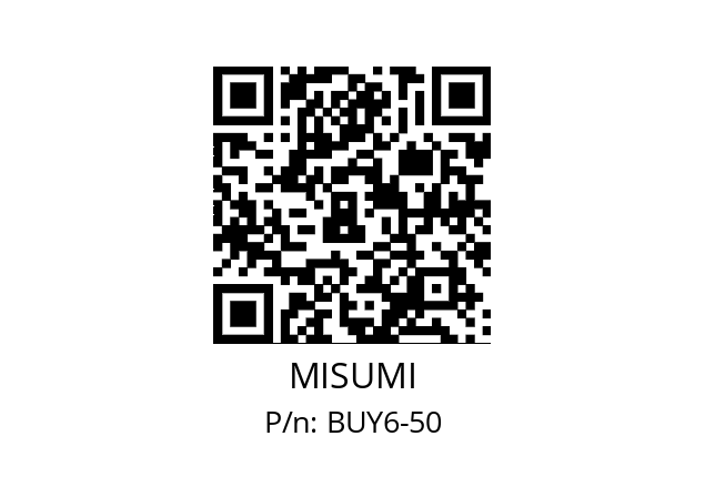   MISUMI BUY6-50