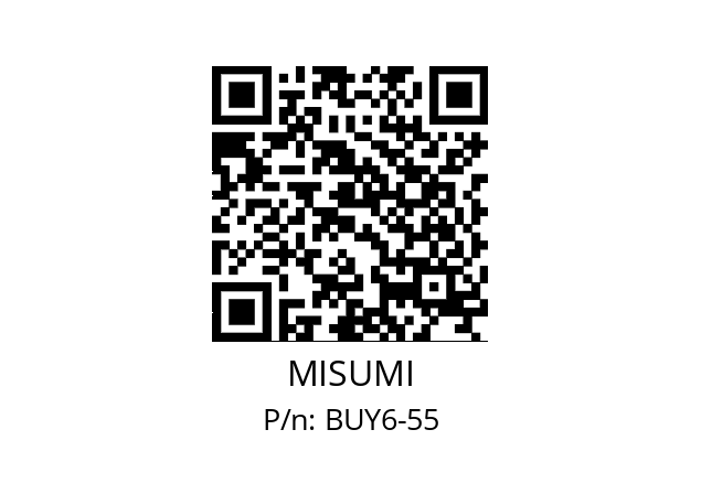   MISUMI BUY6-55