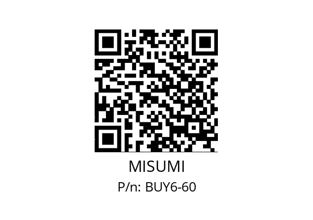   MISUMI BUY6-60