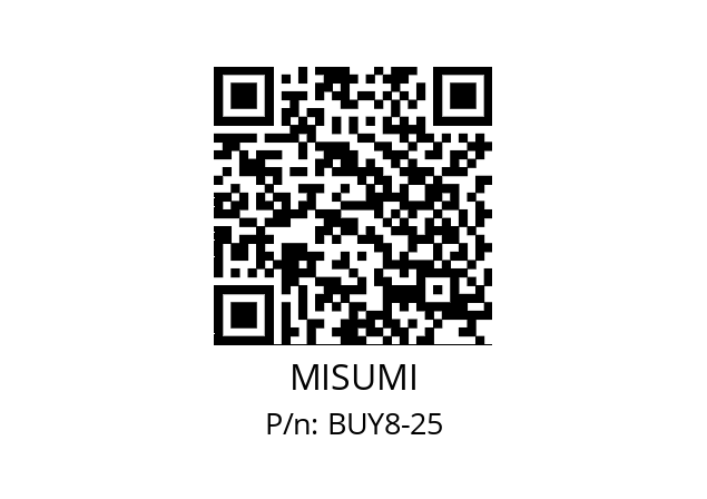   MISUMI BUY8-25