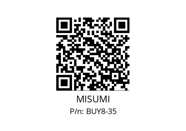   MISUMI BUY8-35