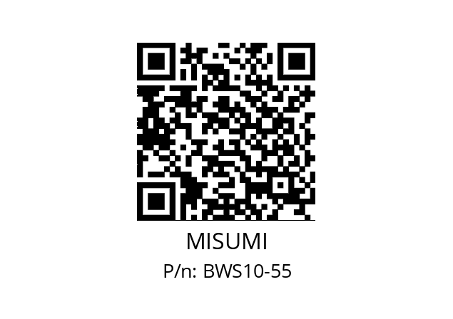   MISUMI BWS10-55