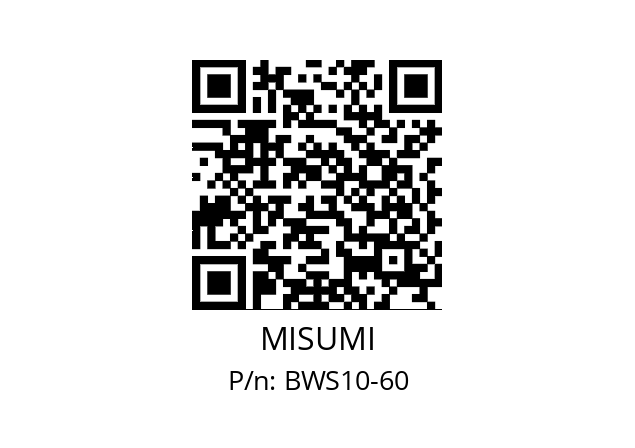   MISUMI BWS10-60