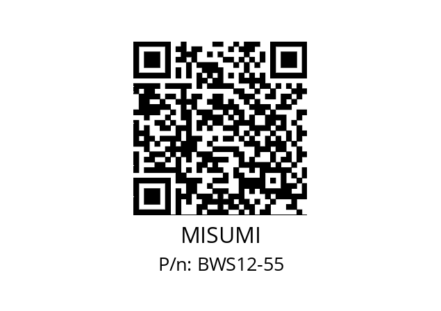   MISUMI BWS12-55