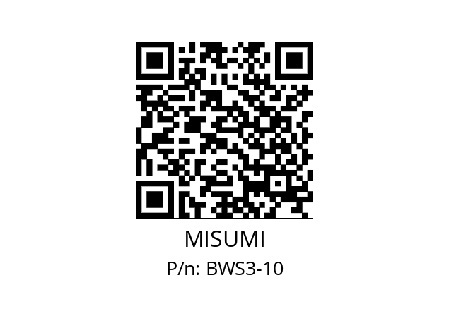   MISUMI BWS3-10