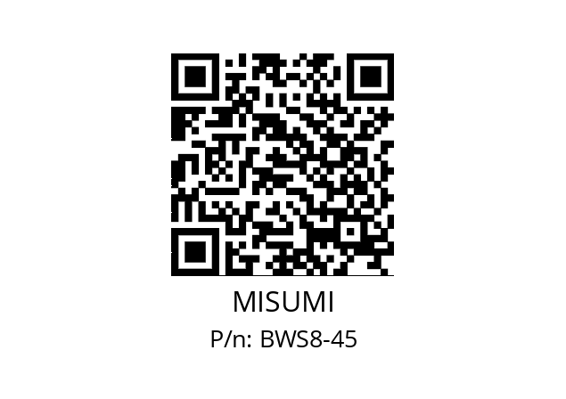   MISUMI BWS8-45