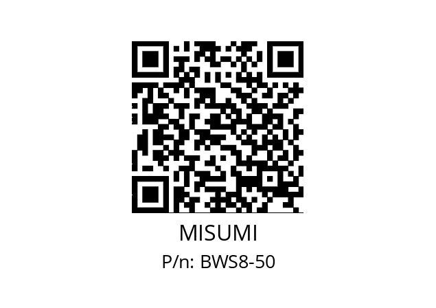   MISUMI BWS8-50