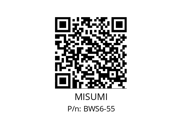   MISUMI BWS6-55