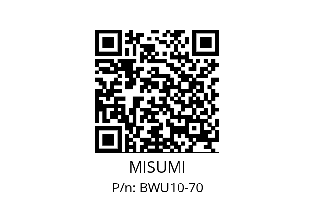   MISUMI BWU10-70