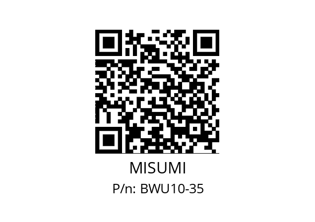   MISUMI BWU10-35