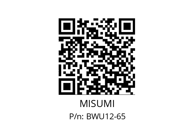   MISUMI BWU12-65