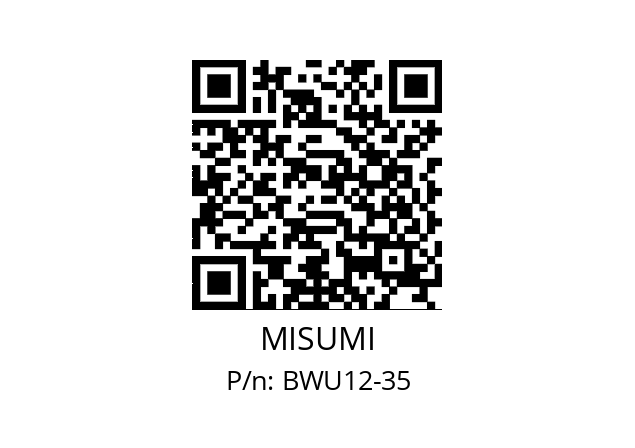   MISUMI BWU12-35